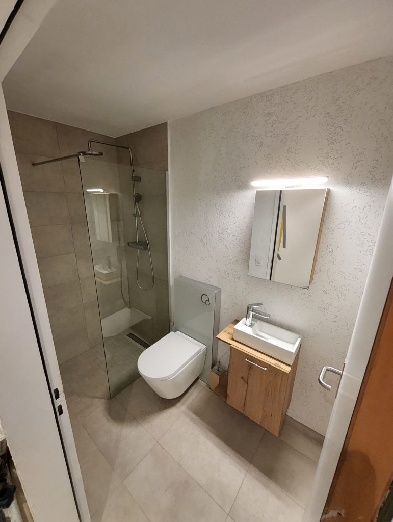 Renoviertes Badezimmer